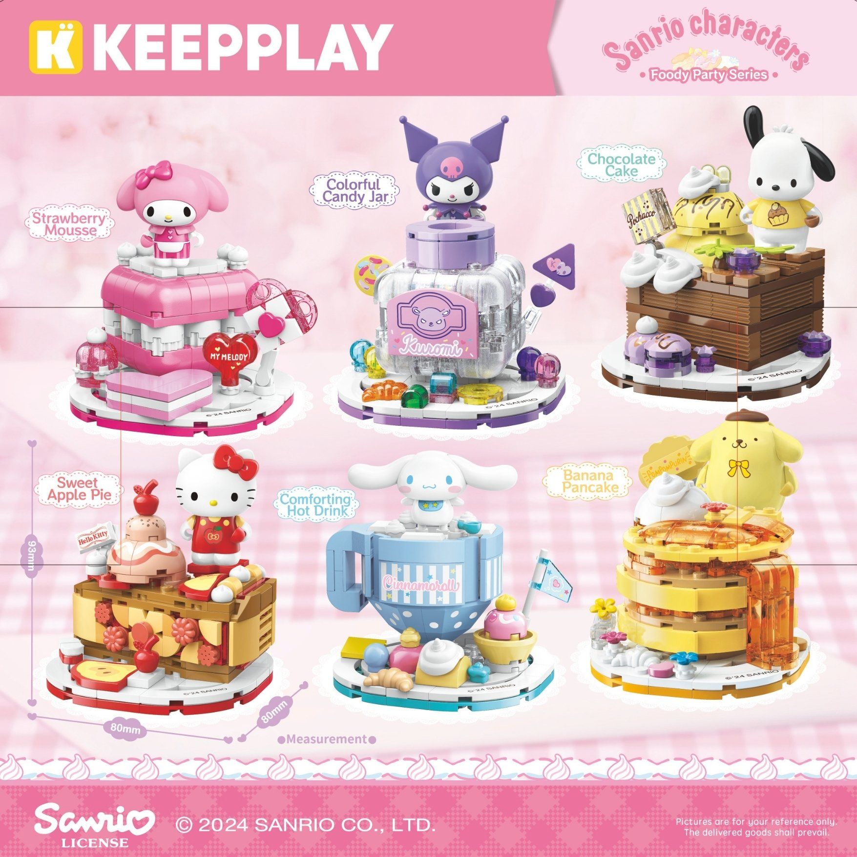  Đồ Chơi Lắp Ráp KEEPPLAY Sanrio Hello Kitty Sweet Apple Pie K20859 - Simba Toys Vietnam 