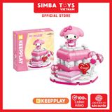 Đồ Chơi Lắp Ráp KEEPPLAY Sanrio My Melody Strawberry Mousse K20860 - Simba Toys Vietnam 