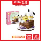  Đồ Chơi Lắp Ráp KEEPPLAY Sanrio Pochacco Chocolate Cake K20864 - Simba Toys Vietnam 