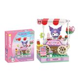  Đồ Chơi Lắp Ráp KEEPPLAY Sanrio Kuromi Strawberry Store K20870 - Simba Toys Vietnam 