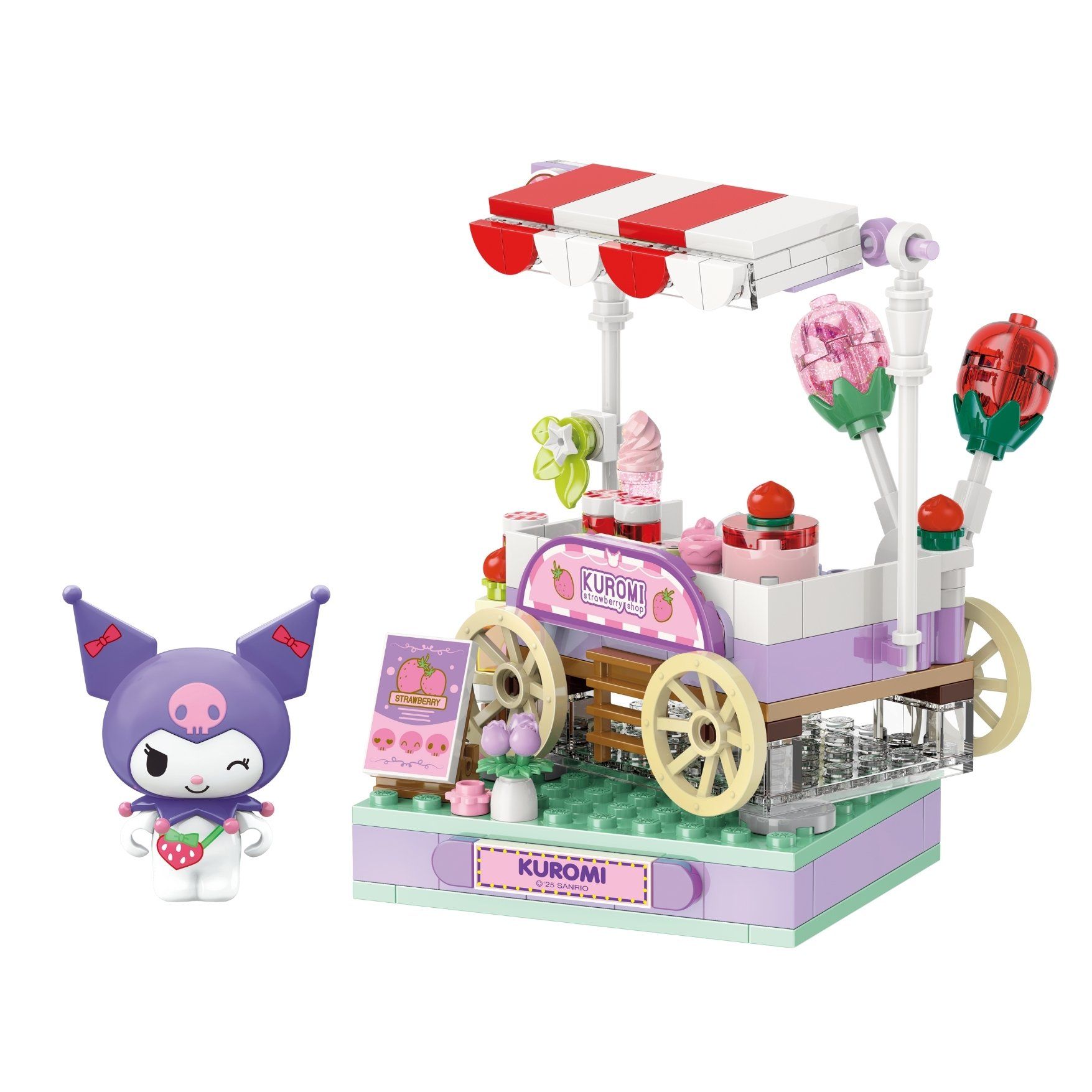  Đồ Chơi Lắp Ráp KEEPPLAY Sanrio Kuromi Strawberry Store K20870 - Simba Toys Vietnam 