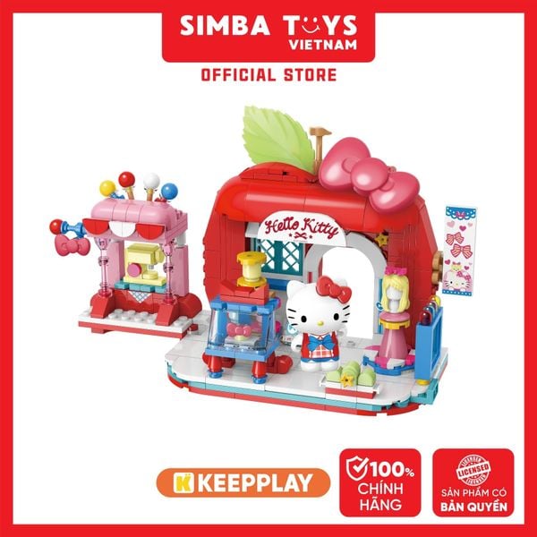  Đồ Chơi Lắp Ráp KEEPPLAY Sanrio Hello Kitty Bow DIY Studio K20890 - Simba Toys Vietnam 