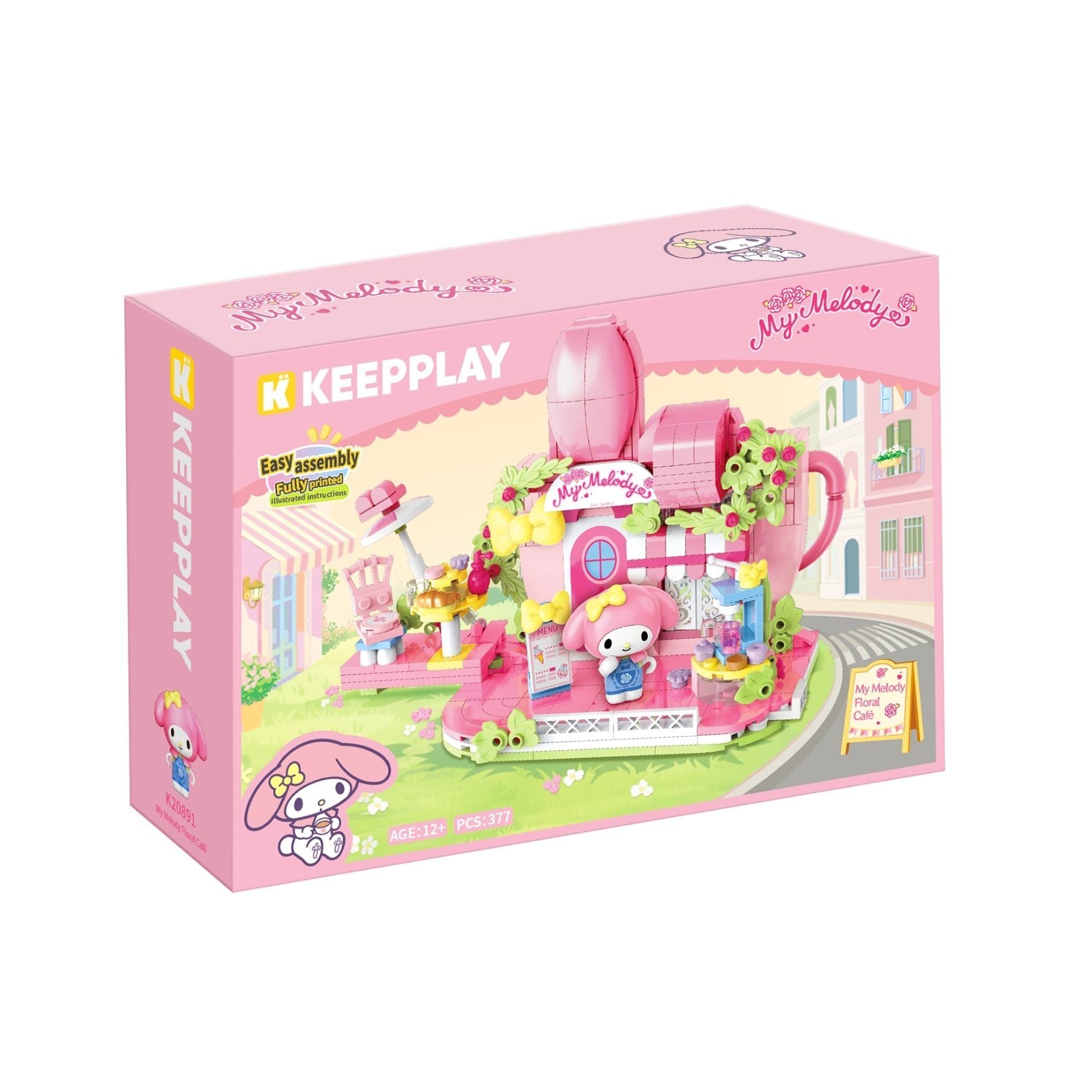  Đồ Chơi Lắp Ráp KEEPPLAY Sanrio My Melody Floral Cafe K20891 - Simba Toys Vietnam 