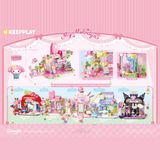  Đồ Chơi Lắp Ráp KEEPPLAY Sanrio My Melody Floral Cafe K20891 - Simba Toys Vietnam 