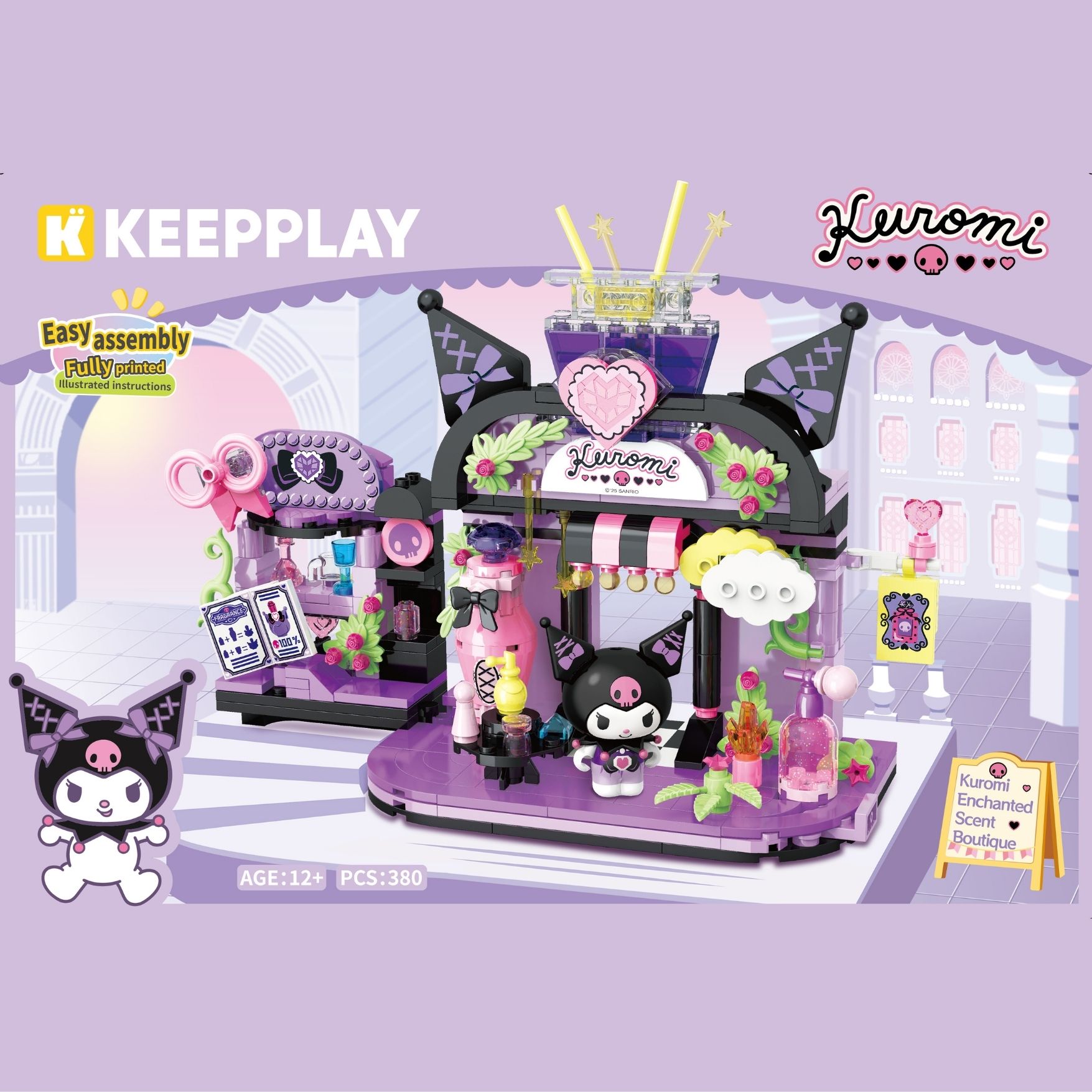  Đồ Chơi Lắp Ráp KEEPPLAY Sanrio Kuromi Enchanted Scent Boutique K20893 - Simba Toys Vietnam 