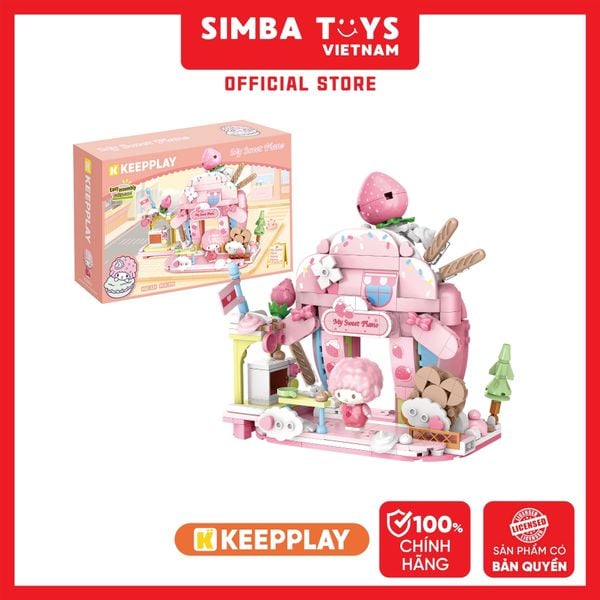  Đồ Chơi Lắp Ráp KEEPPLAY Sanrio My Sweet Piano Soothing Bakery K20894 - Simba Toys Vietnam 