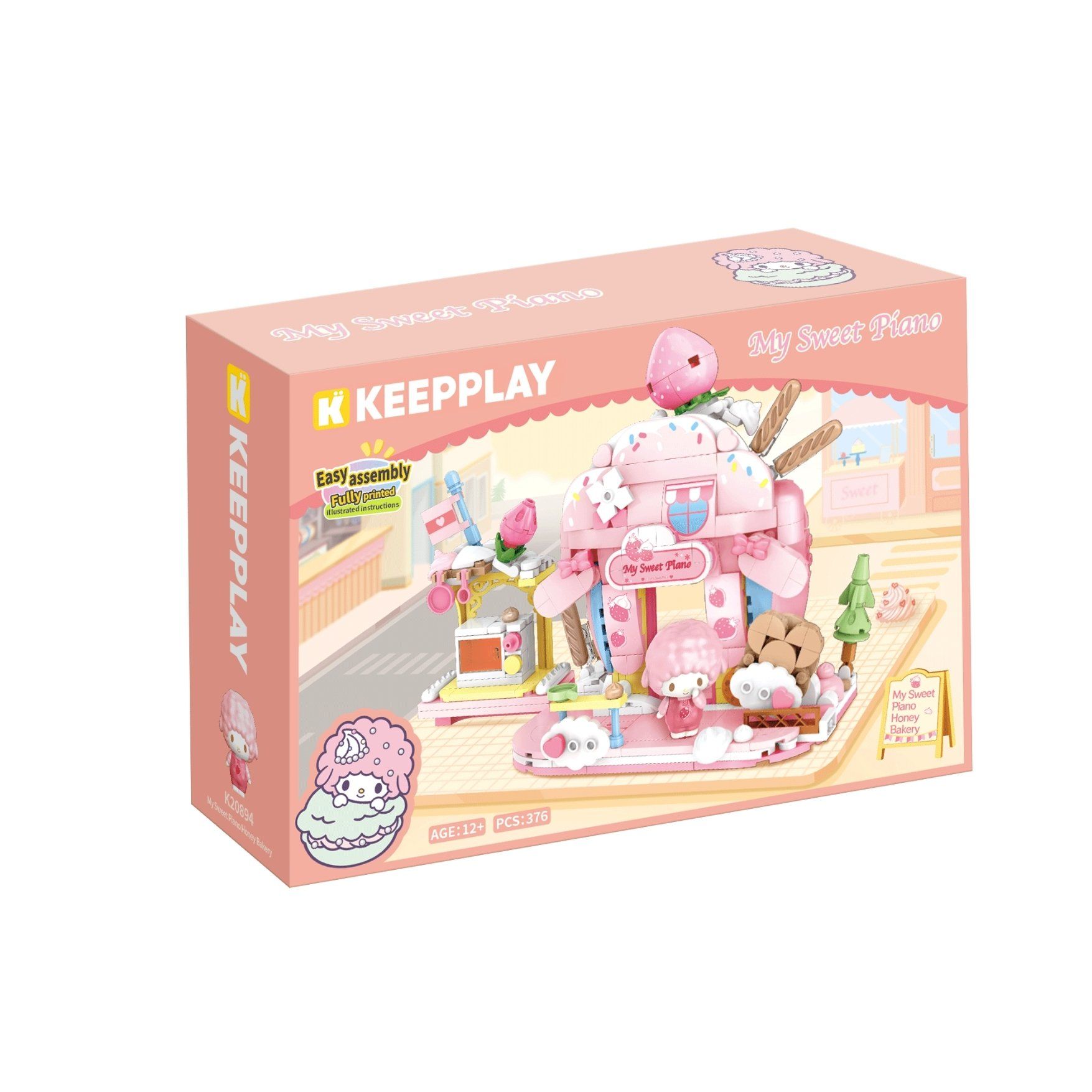  Đồ Chơi Lắp Ráp KEEPPLAY Sanrio My Sweet Piano Soothing Bakery K20894 - Simba Toys Vietnam 
