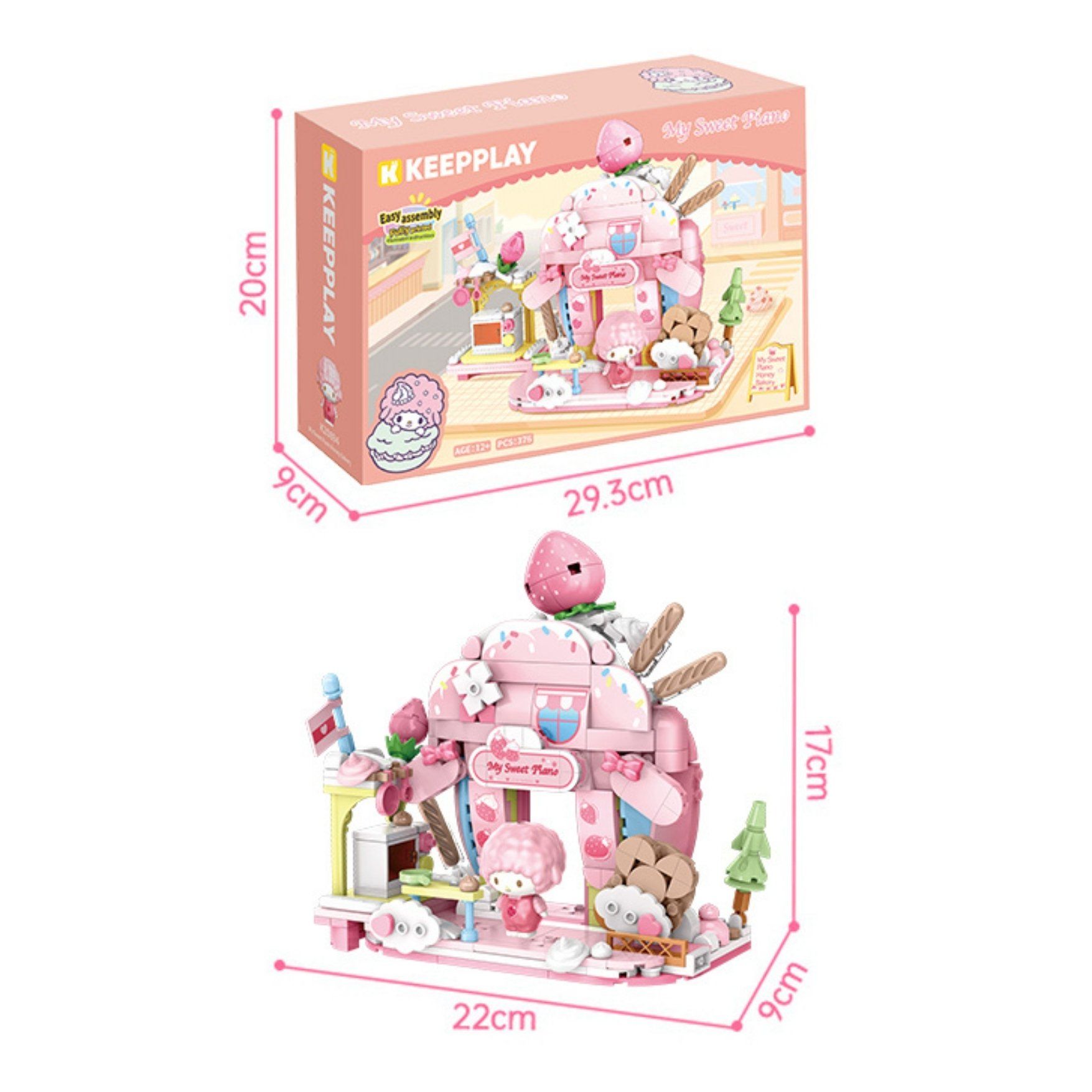  Đồ Chơi Lắp Ráp KEEPPLAY Sanrio My Sweet Piano Soothing Bakery K20894 - Simba Toys Vietnam 