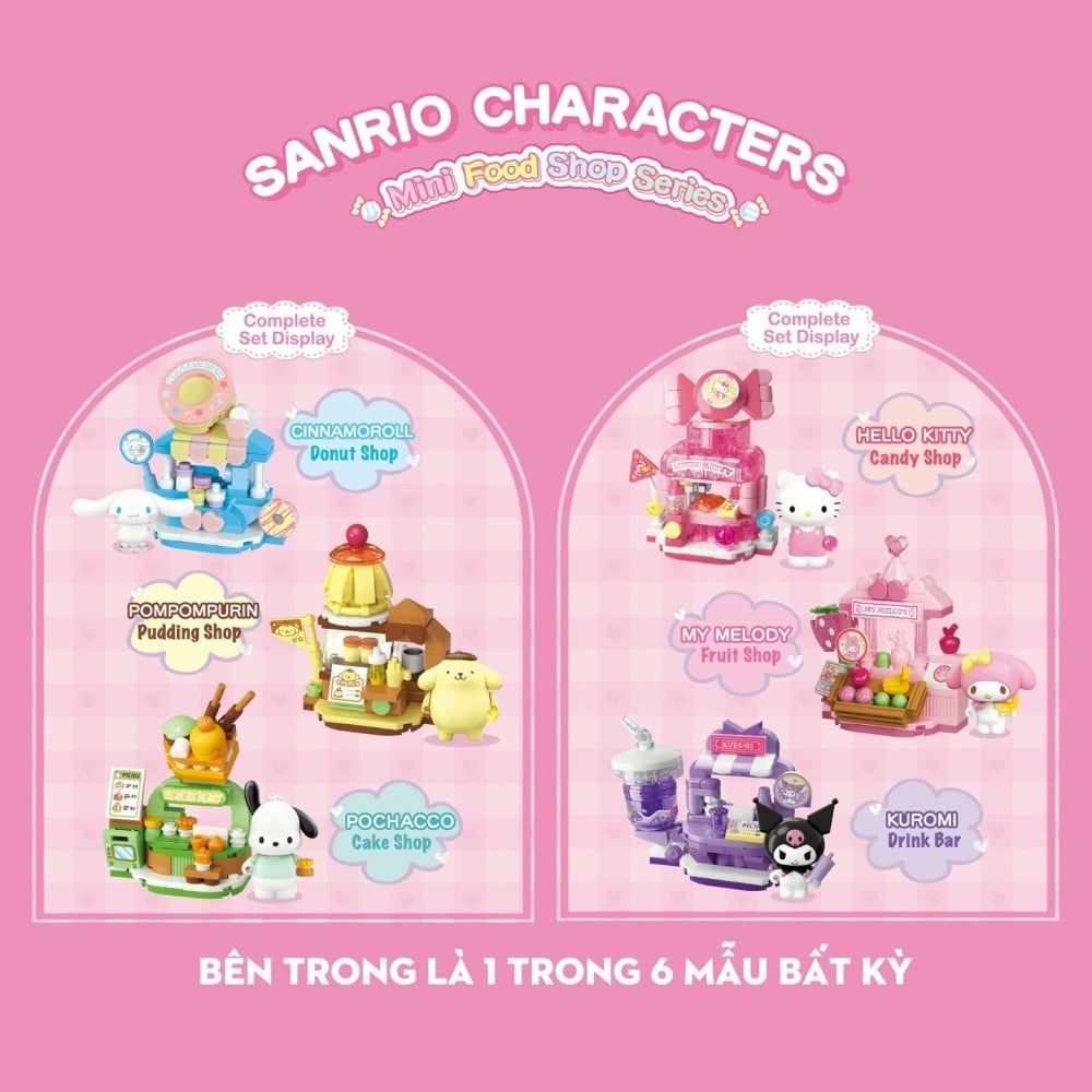  [BLINDBOX] Đồ Chơi Lắp Ráp Hộp Mù KEEPPLAY Sanrio Snack Shop Blind Box K20897 - Simba Toys Vietnam 