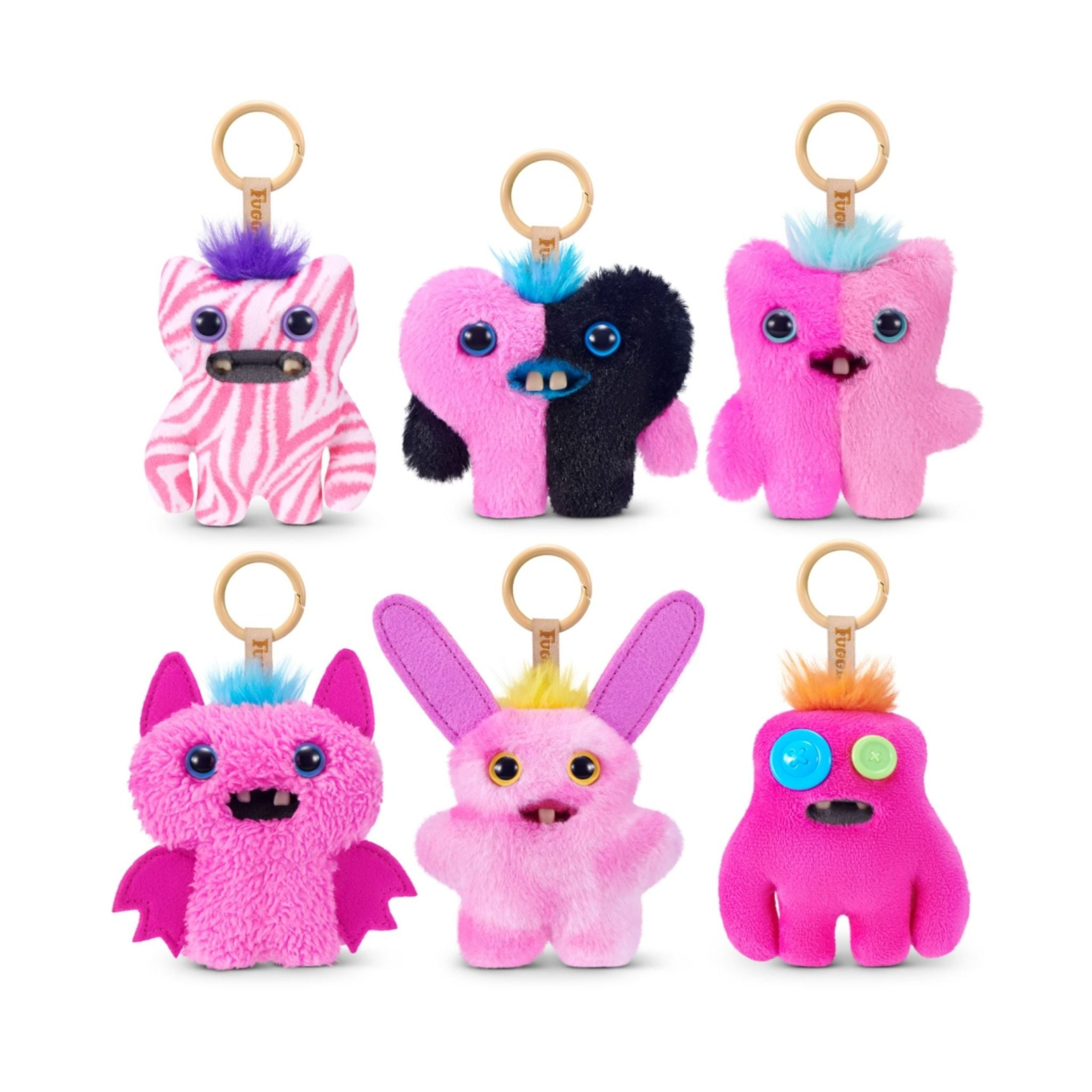  Đồ Chơi Sưu Tầm ZURU TOYS Fuggler Baby Pinkles Keyrings 3.5