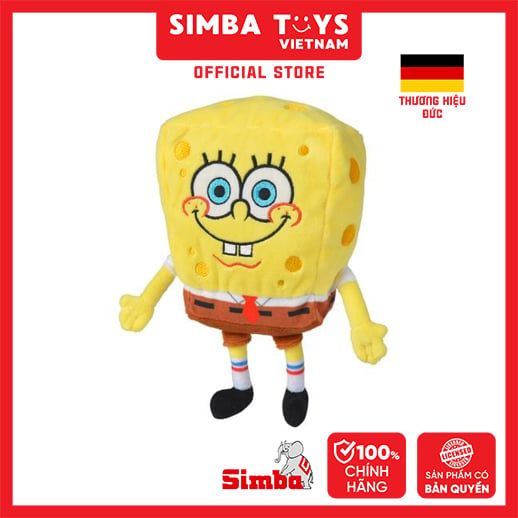  Đồ Chơi Sưu Tầm SIMBA TOYS Spongebob Plush 20cm - Spongebob 109491002 