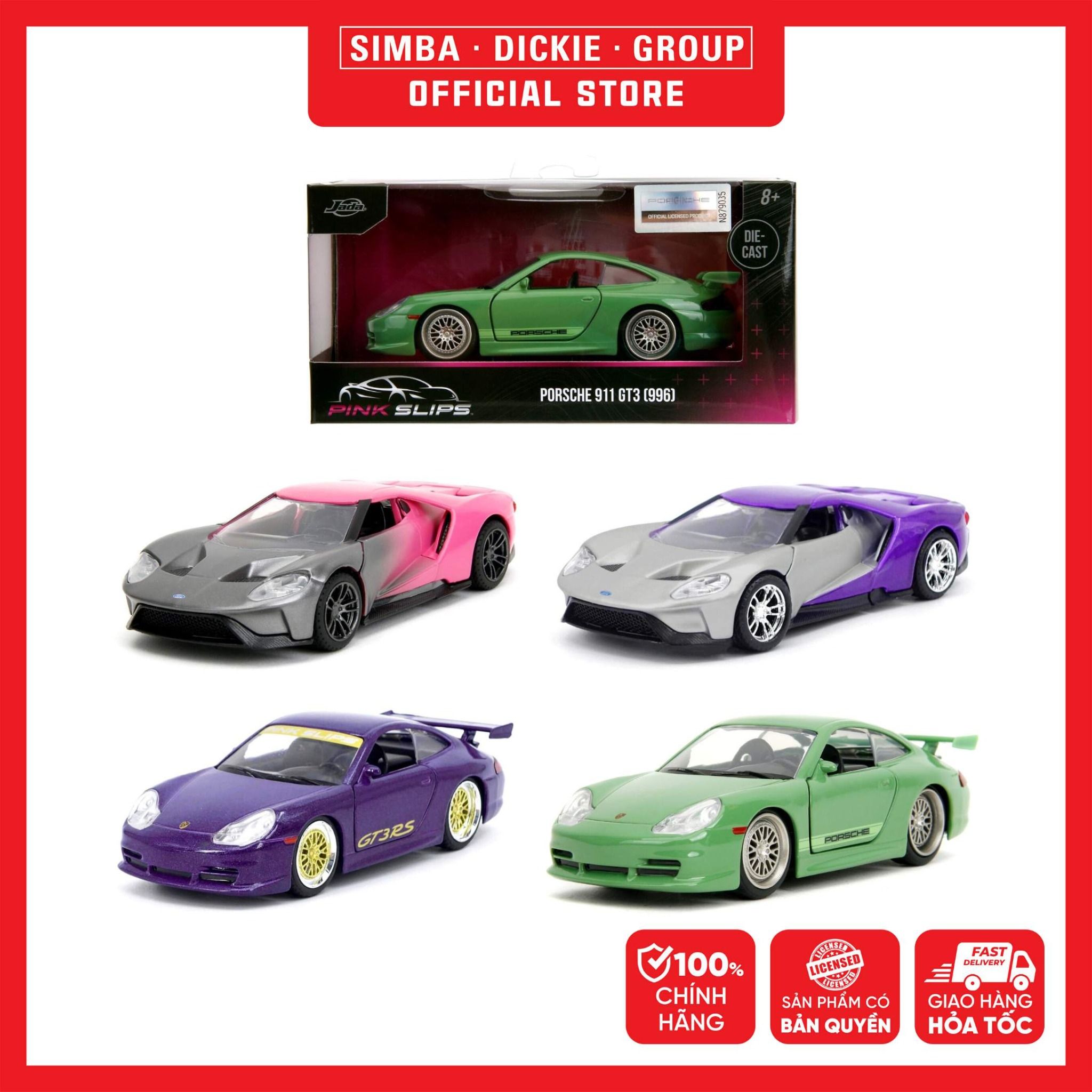  [CHỌN MẪU] Đồ Chơi Xe Mô Hình JADA TOYS PinkSlips 1:32 Scale - Simba Toys Vietnam 
