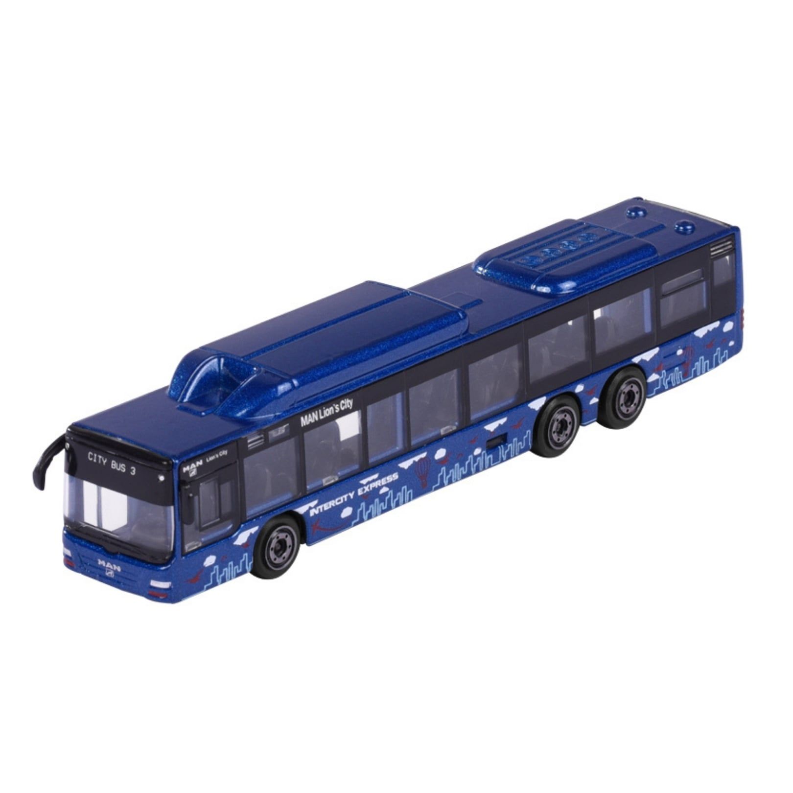  Đồ Chơi Xe Mô Hình MAJORETTE City MAN Bus 8503002002 Diecast Model - Simba Toys Vietnam 