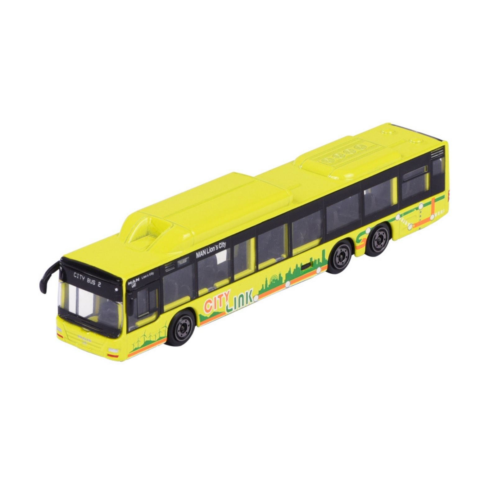  Đồ Chơi Xe Mô Hình MAJORETTE City MAN Bus 8503002002 Diecast Model - Simba Toys Vietnam 