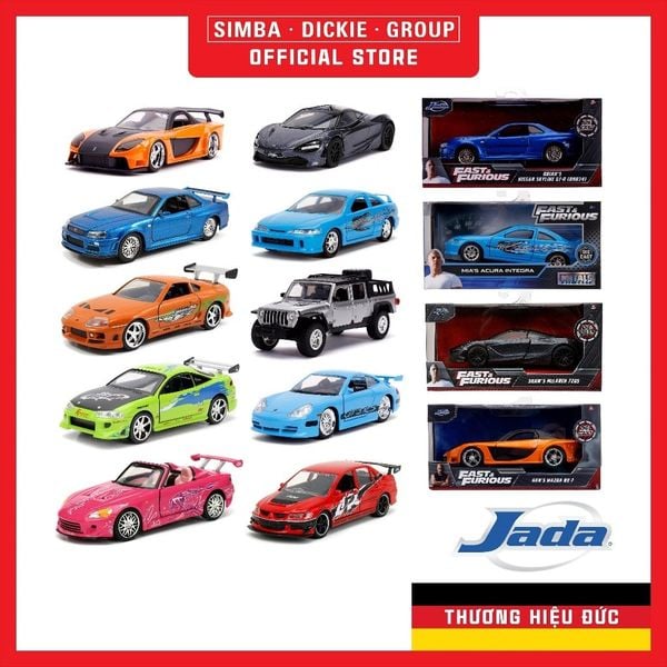  [CHỌN MẪU] Đồ Chơi Xe Mô Hình JADA TOYS F&F 1:32 Scale Diecast Model Cars Toys 24075 - Simba Toys Vietnam 