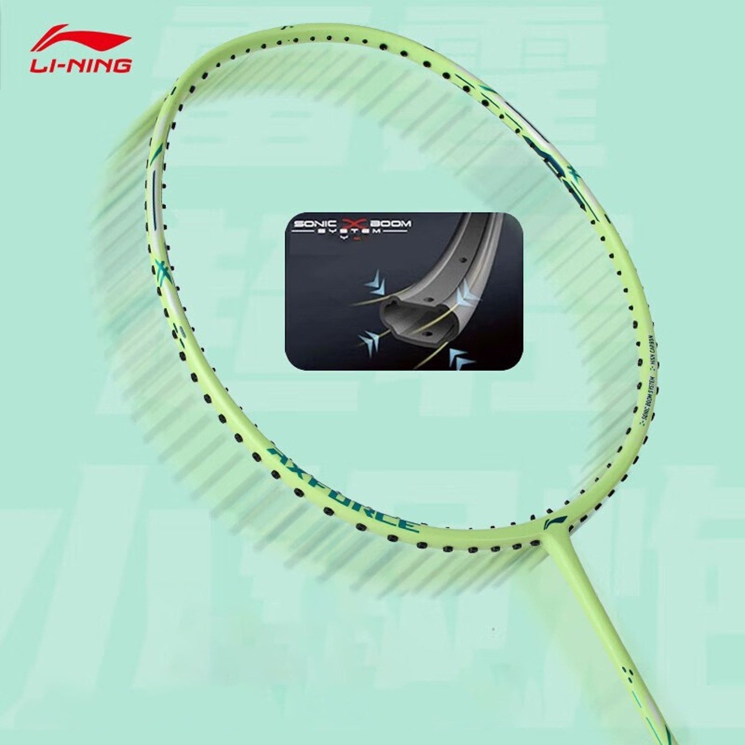 Vợt cầu lông Li-Ning Axforce Thunder Cannon Light (5U) AYPU041-5 (Khung vợt)