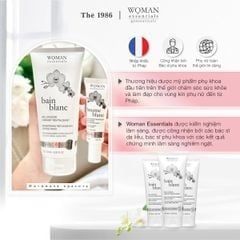  Gel Vệ Sinh Dưỡng Trắng Giảm Thâm Vùng Kín Woman Essentials Bain Blanc 200ml 