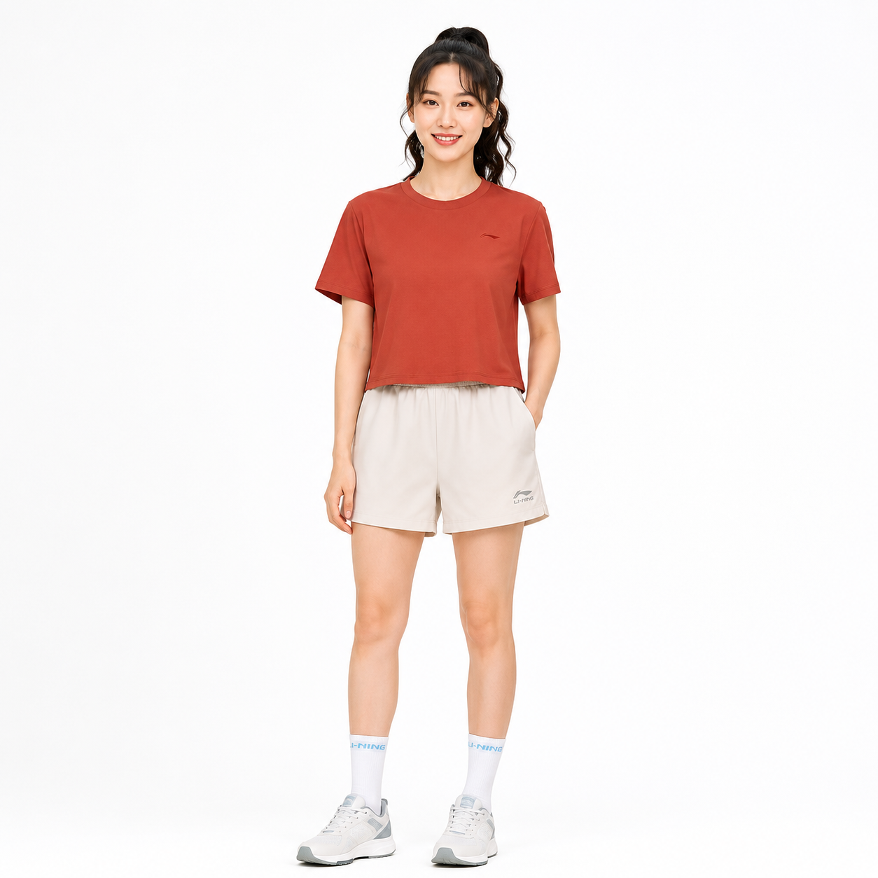  Áo T-shirt Li-Ning Nữ ATSW860-2V 