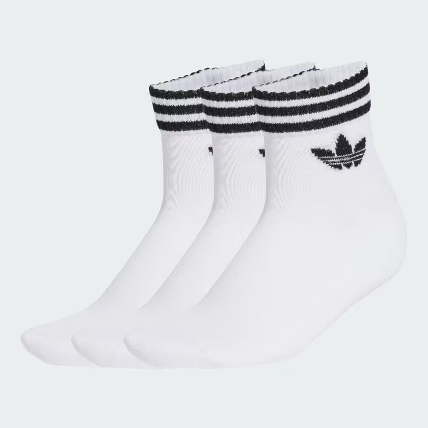  Tất thấp cổ adidas 3 sọc 3P Unisex - JV7435 