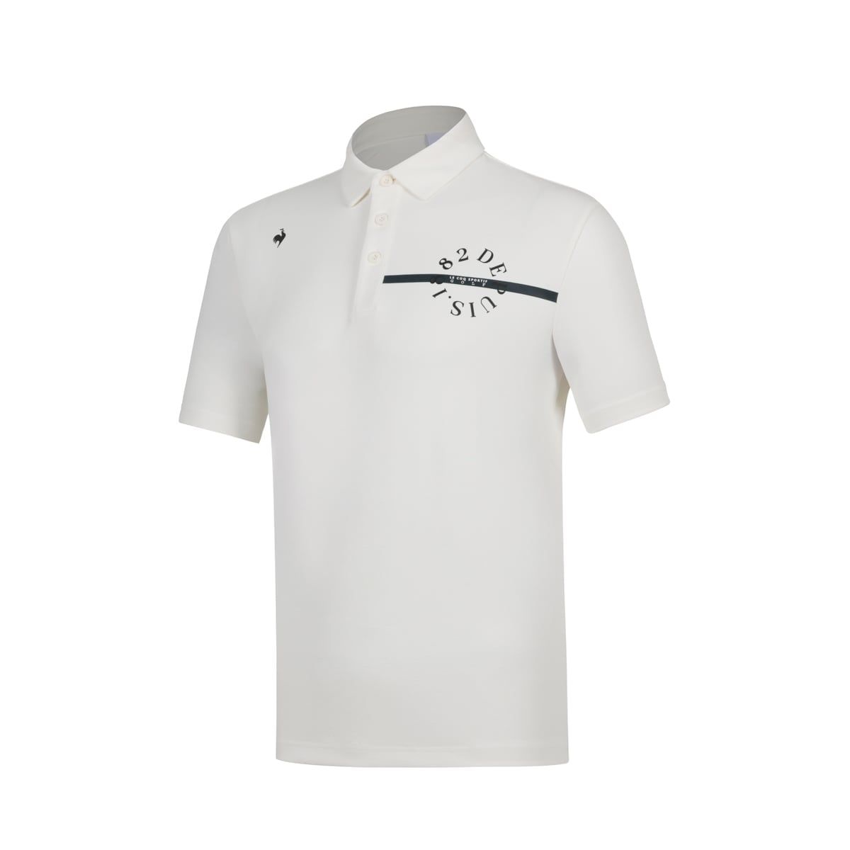 Áo Polo le coq golf Nam GQ121MTS21-WHTE