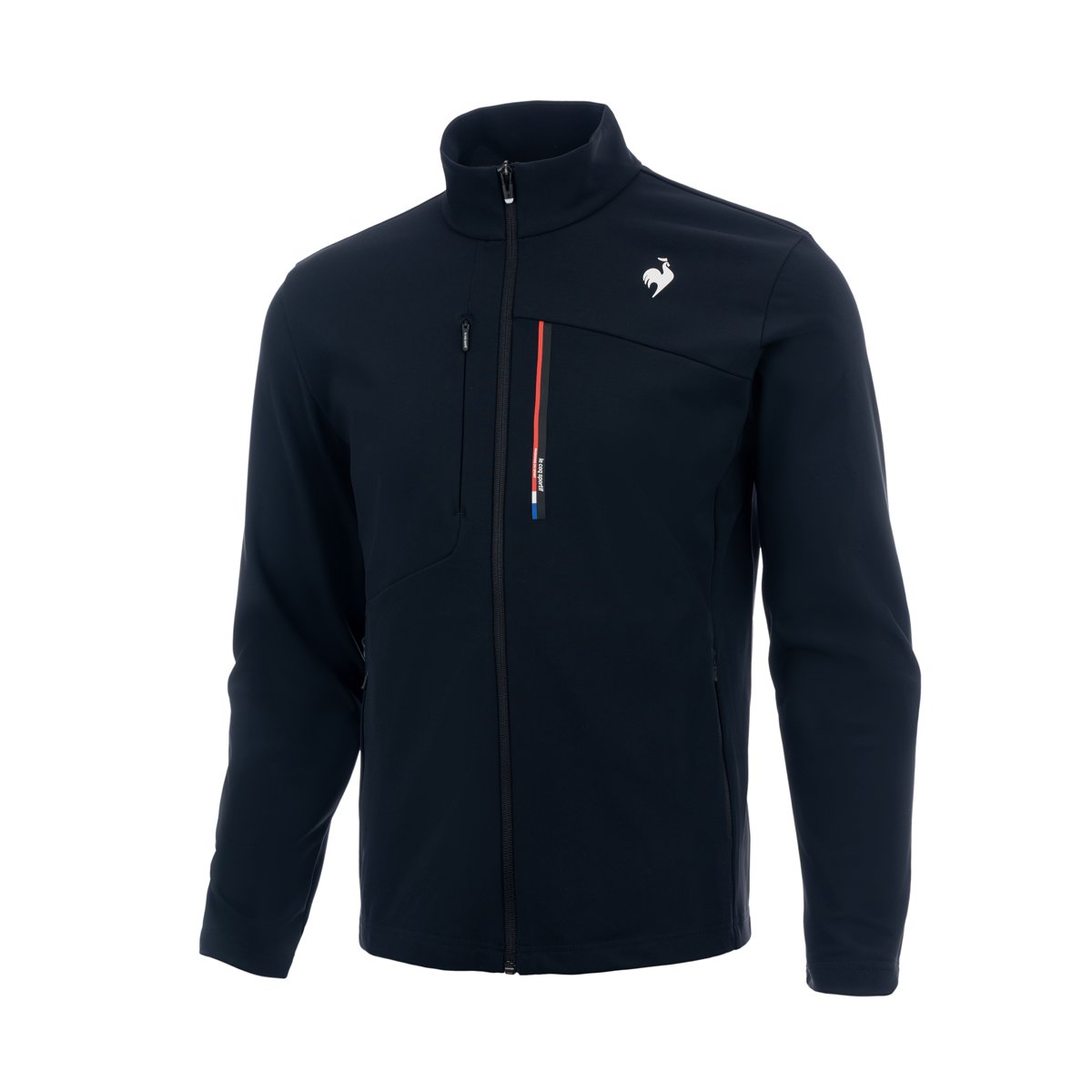 Áo khoác nỉ nam Le Coq Sportif QQ123EFT11-BLK0 slim fit màu đen