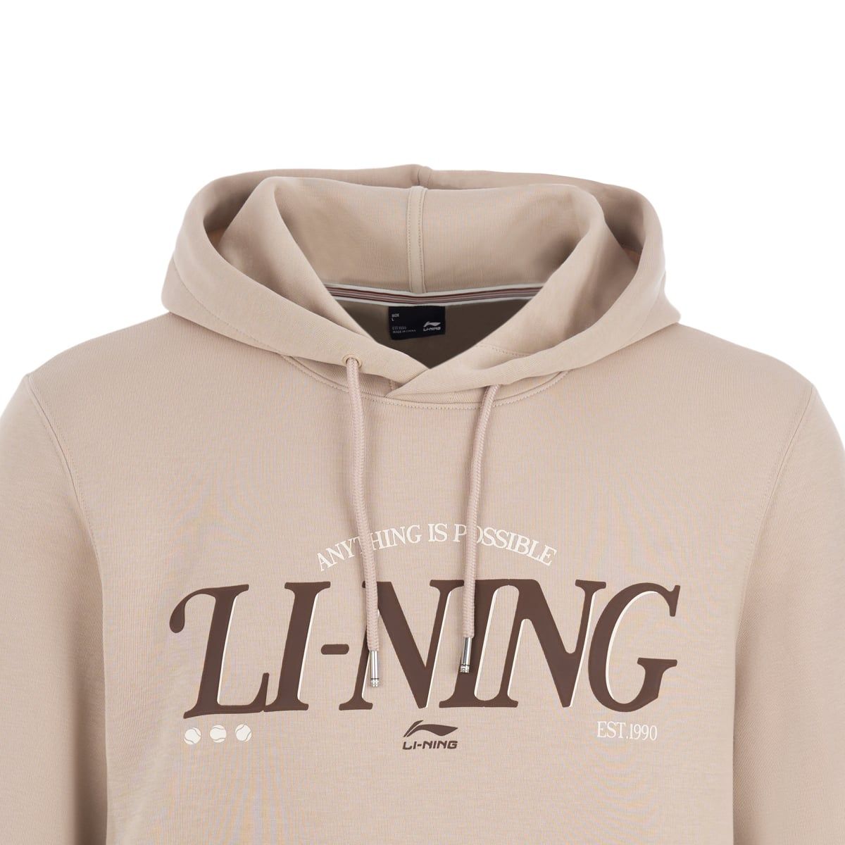 Áo nỉ cổ tròn có mũ Li-Ning Nam AWDVA47-5V