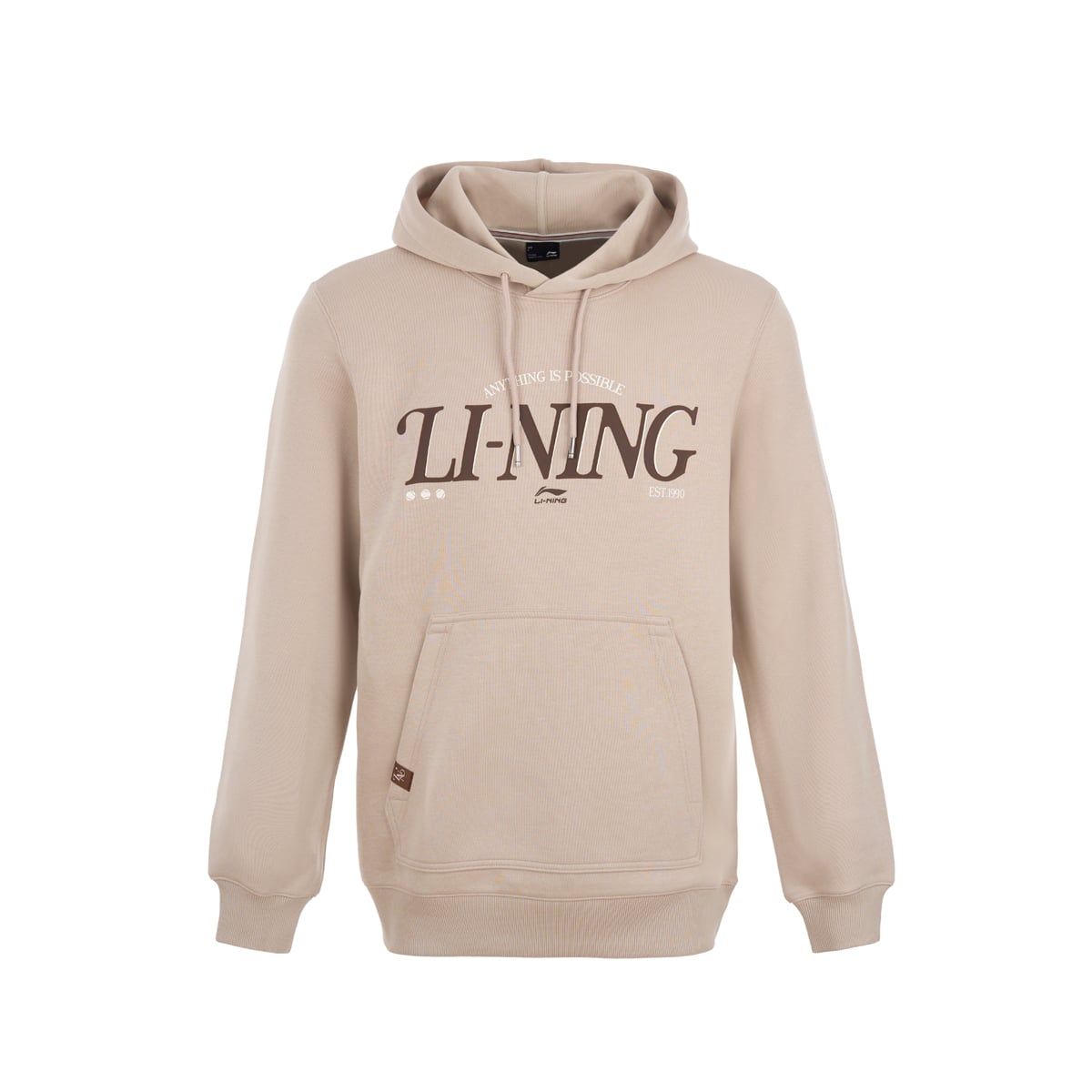 Áo nỉ cổ tròn có mũ Li-Ning Nam AWDVA47-5V