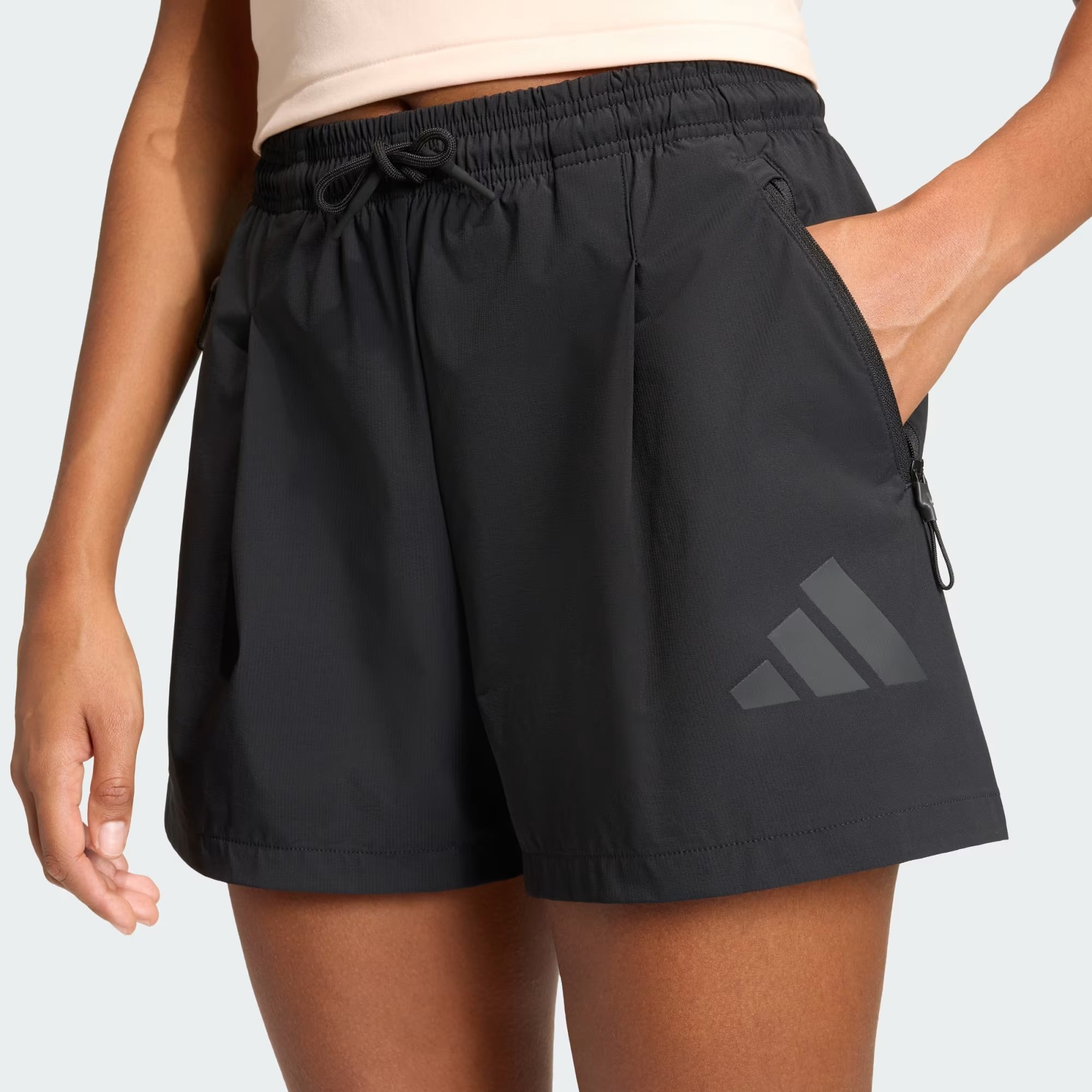 Quần short chun poly adidas Nữ KD8459