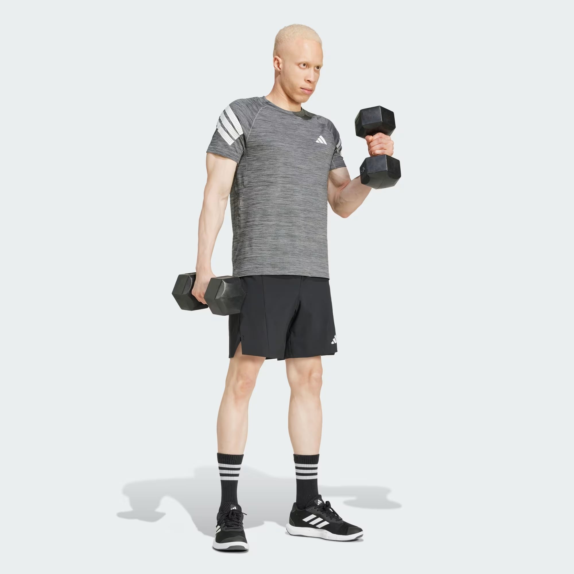 Áo T-shirt tập luyện adidas Gym+ 3S Tee Nam - JE5669
