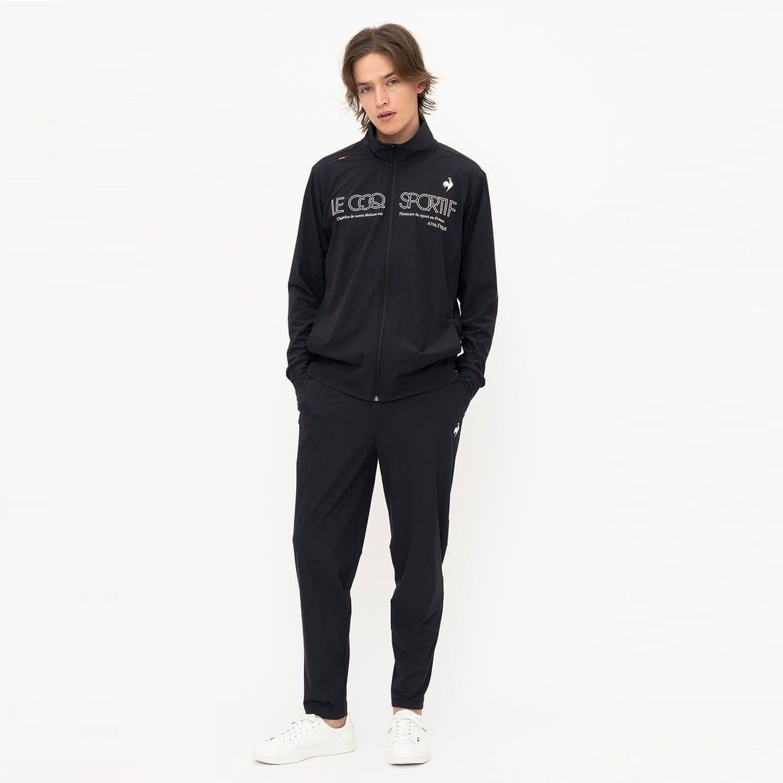 Áo khoác gió le coq sportif Nam LT5SJG10MV-BK00