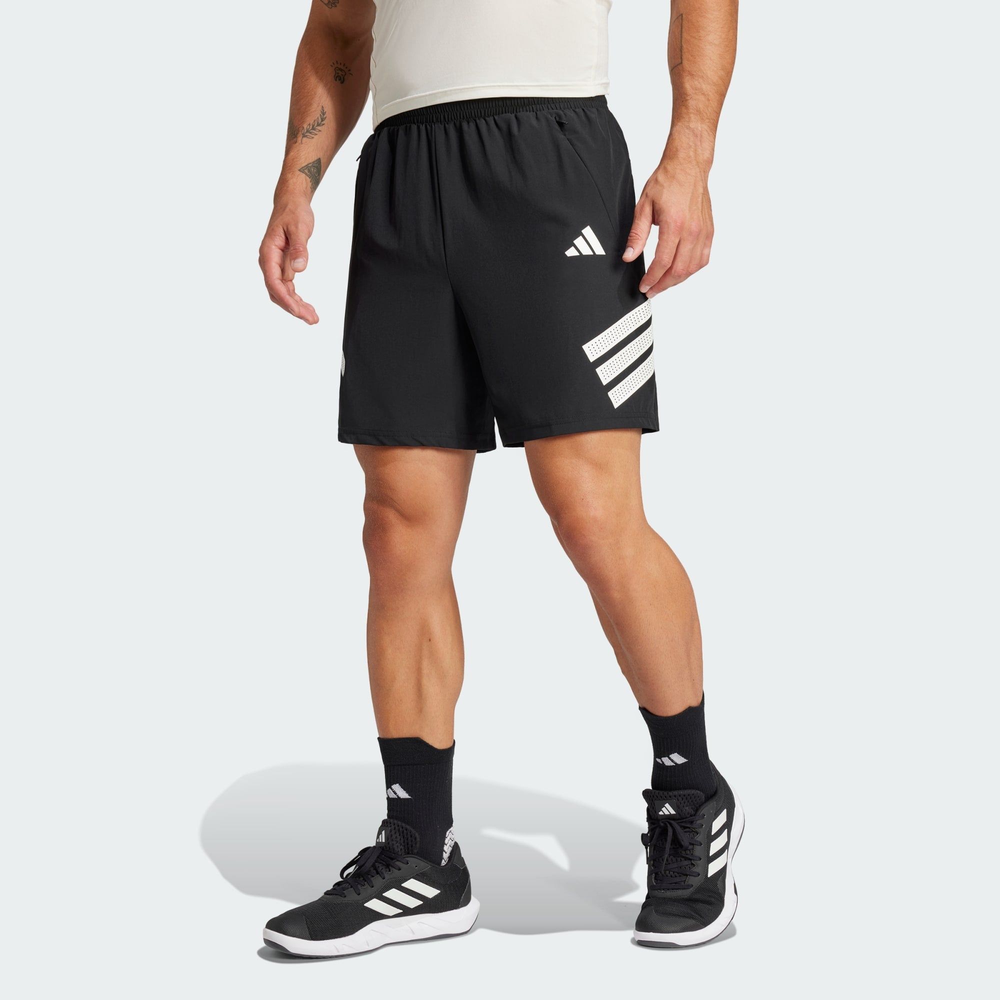Quần short tập luyện adidas Gym+ 3S Short Nam - JE5673