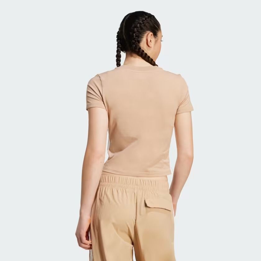 Áo Baby Tee adidas Essentials 3 sọc Nữ - JX7588