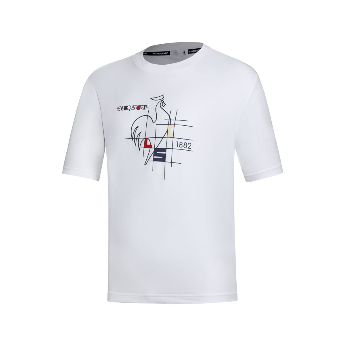 Áo T-shirt le coq sportif Nam LT5SHT01MV-WH00