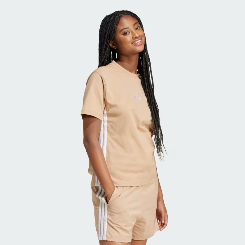 Áo T-shirt adidas Essentials 3 sọc Nữ - JX7616