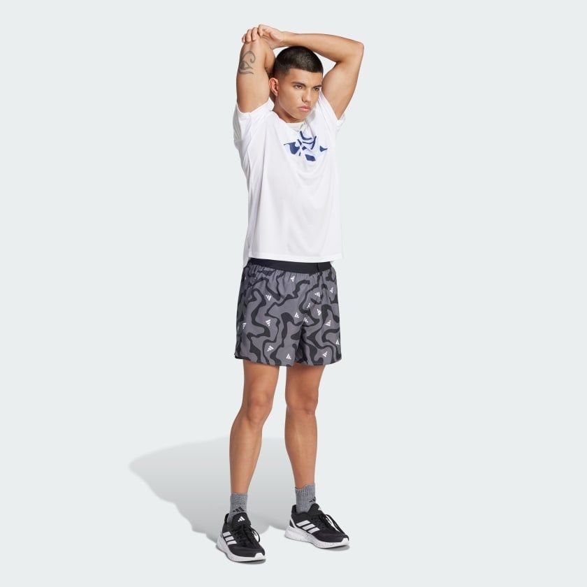 Quần short chạy bộ adidas Run It Brand Love Nam - JD2336