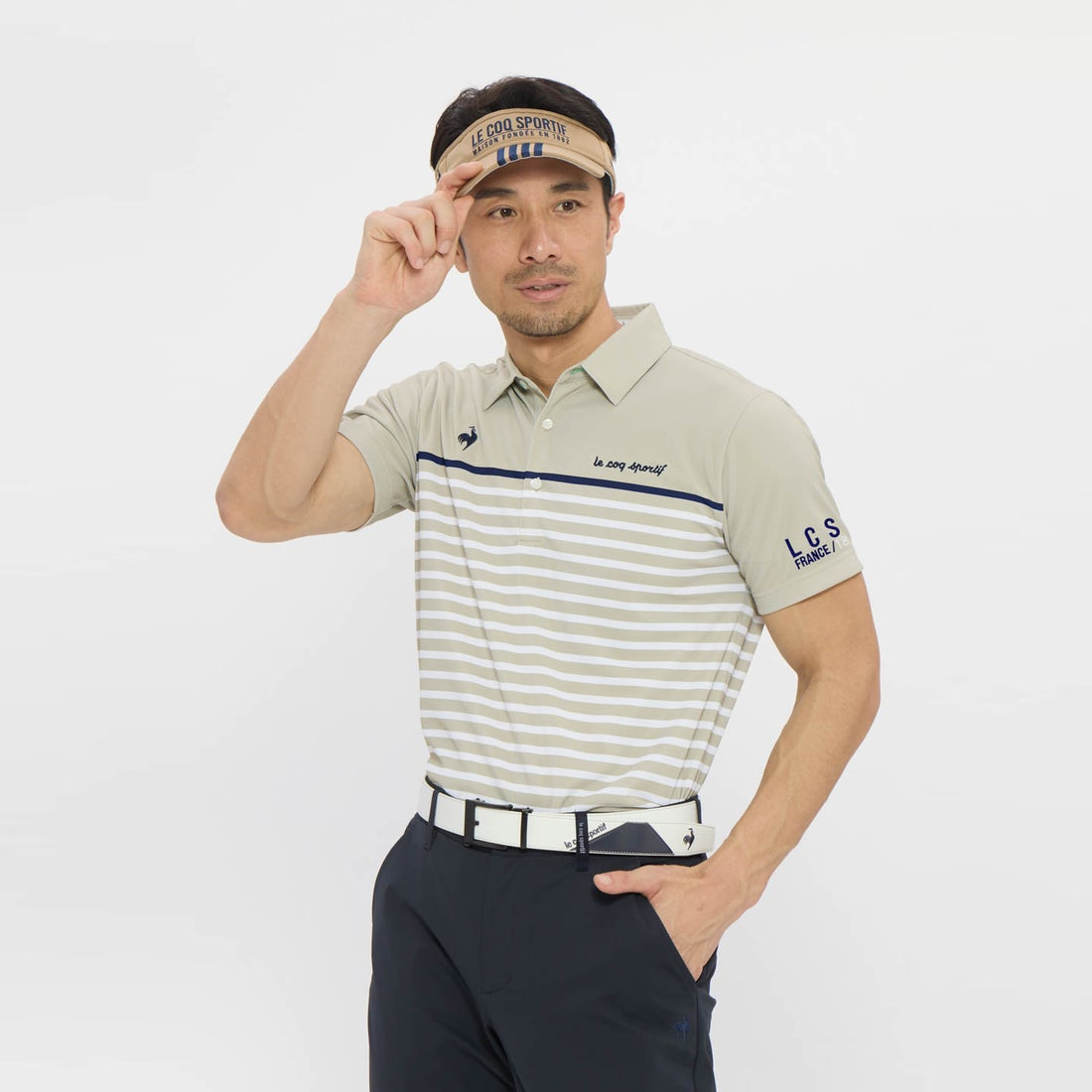 Áo Polo le coq golf Nam LG6SHS04MV-BG00