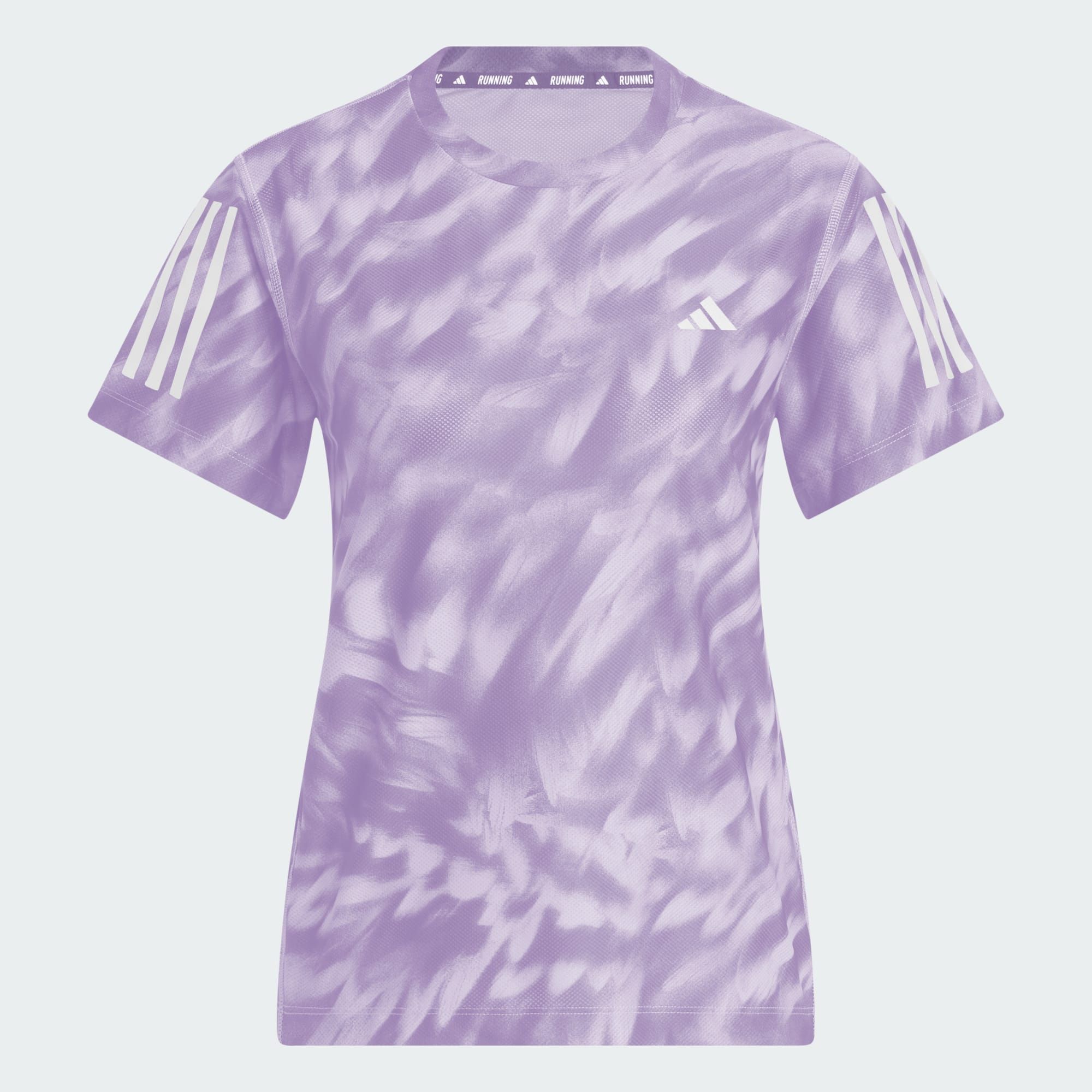 Áo T-shirt chạy bộ adidas Own the Run Allover Nữ - JZ5475