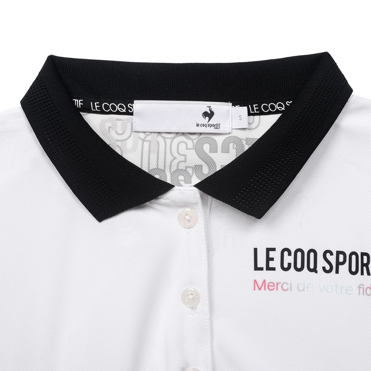 Áo Polo le coq golf Nữ LG5SHS11LV-WH00
