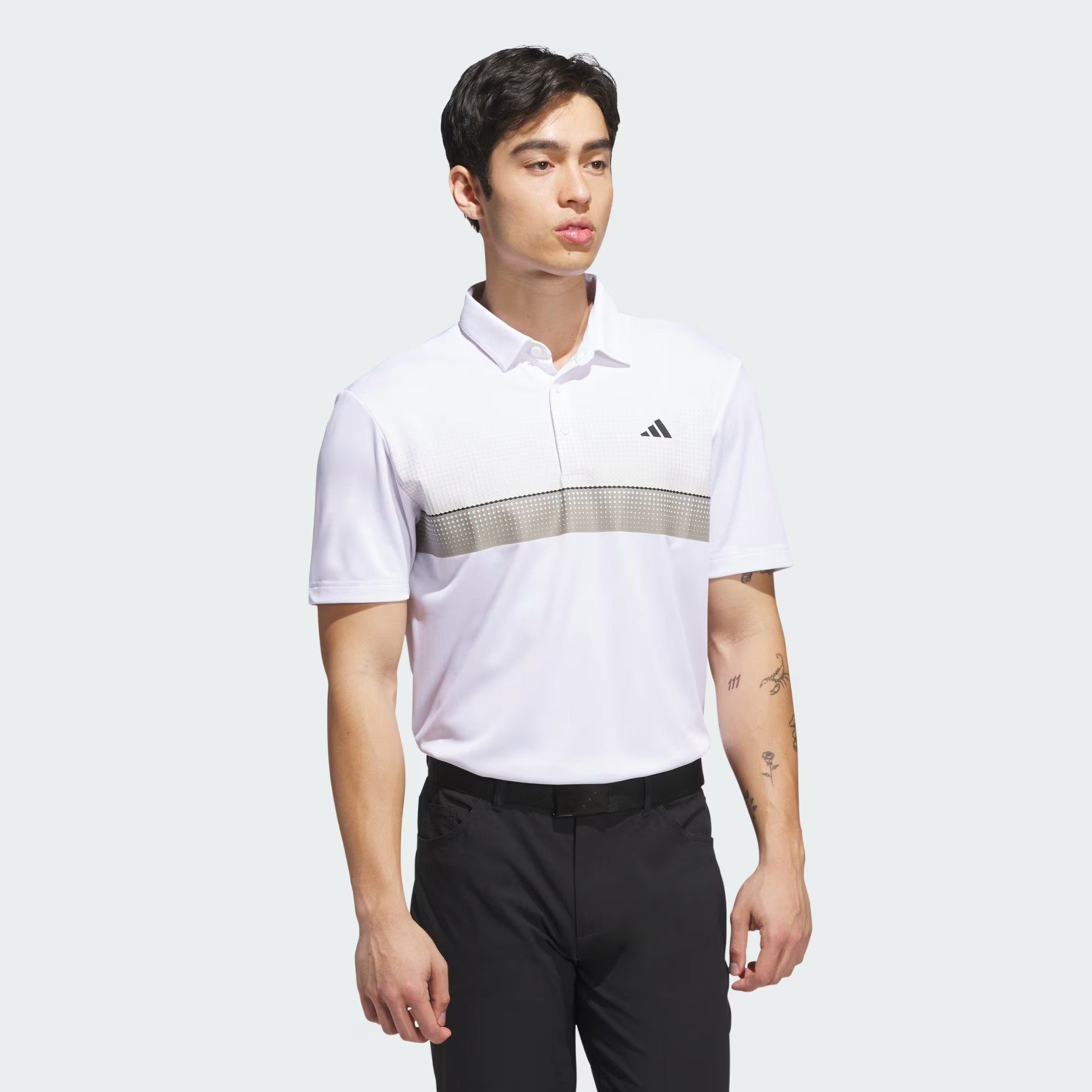Áo Polo golf adidas Performance Allover Nam - JL5249