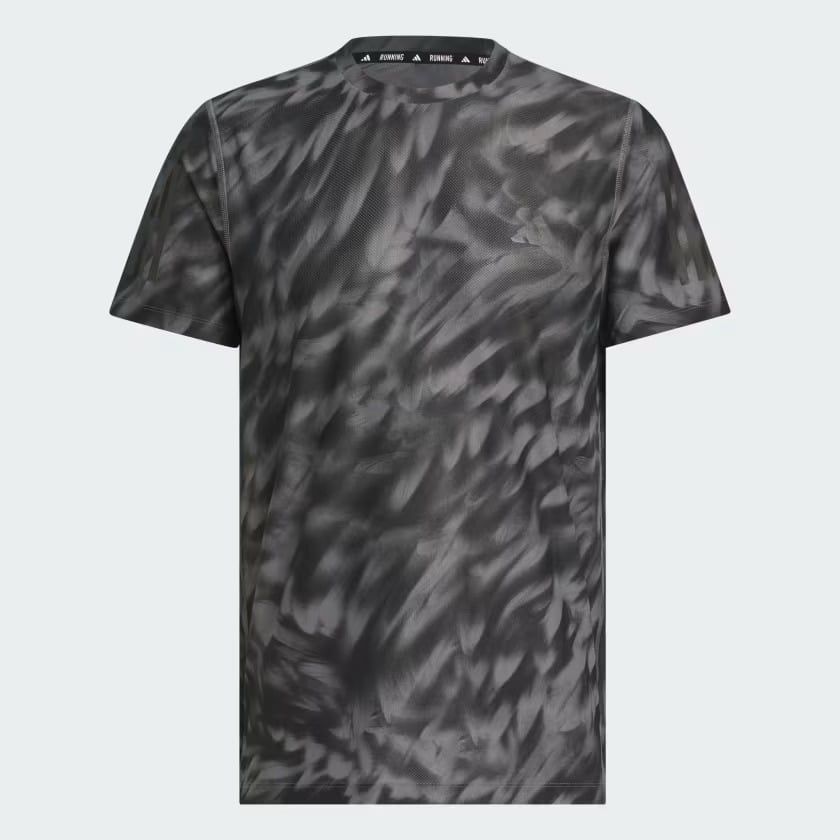 Áo T-shirt chạy bộ adidas Own the Run Allover Nam - JZ5476