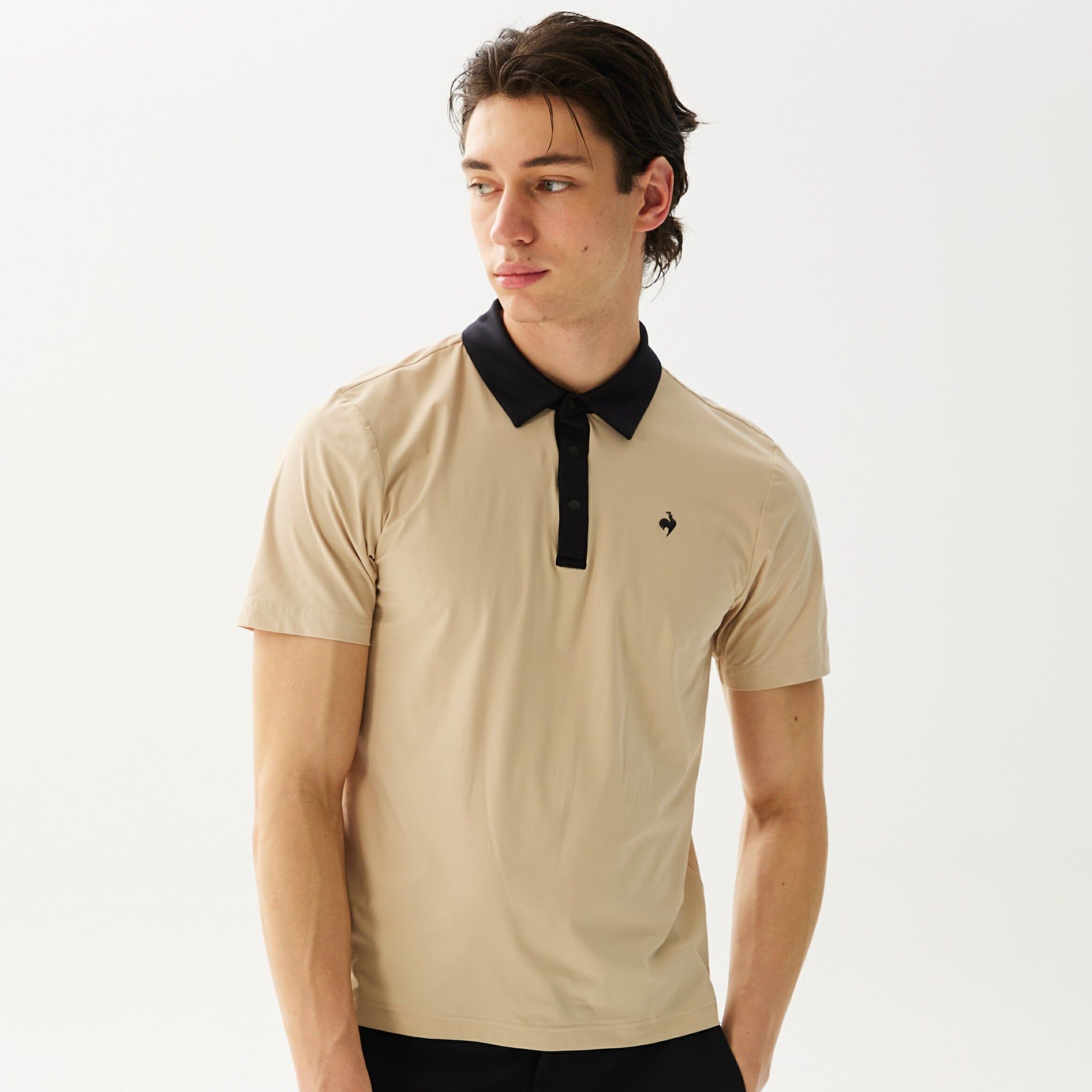 Áo Polo le coq golf Nam GR121MTS21-BEGE