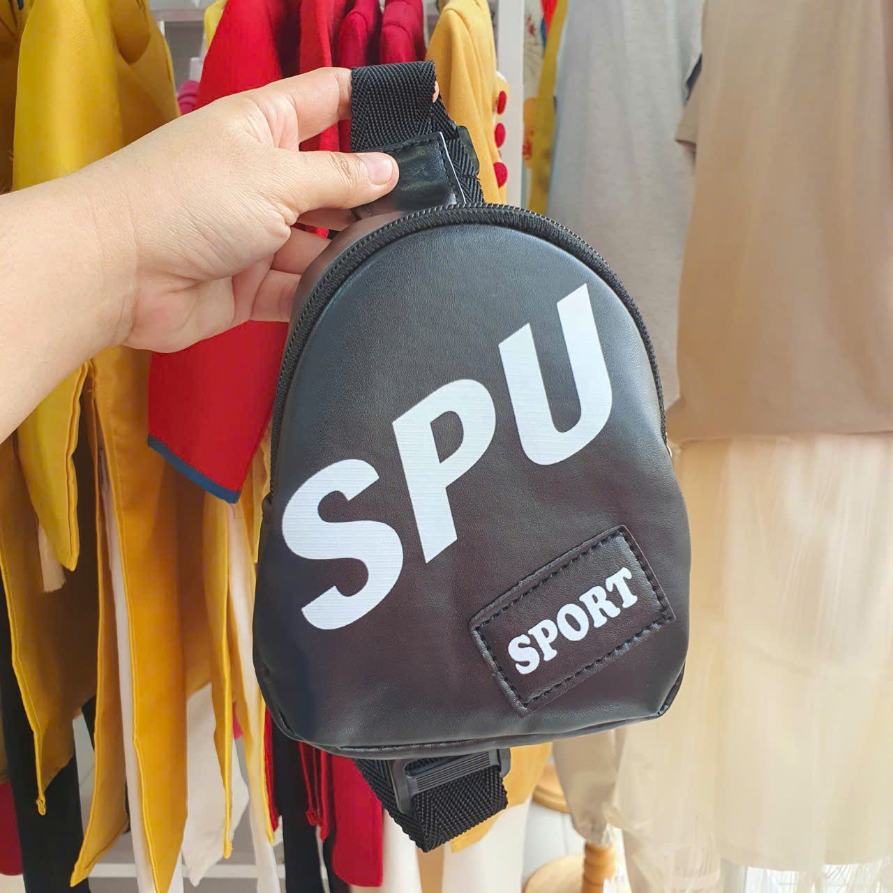  PK22 _ Túi đeo chéo cho bé chất liệu PU mềm mại họa tiết dễ thương _ Beekids 