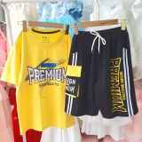  DB58 _ Bộ thun lửng cotton cho bé trai từ 35kg đến 60kg họa tiết sành điệu_ Beekids 