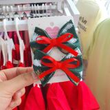  T10 _ Kẹp tóc nơ Noel, giáng sinh, và Tết đến cho bé gái _ Beekids 