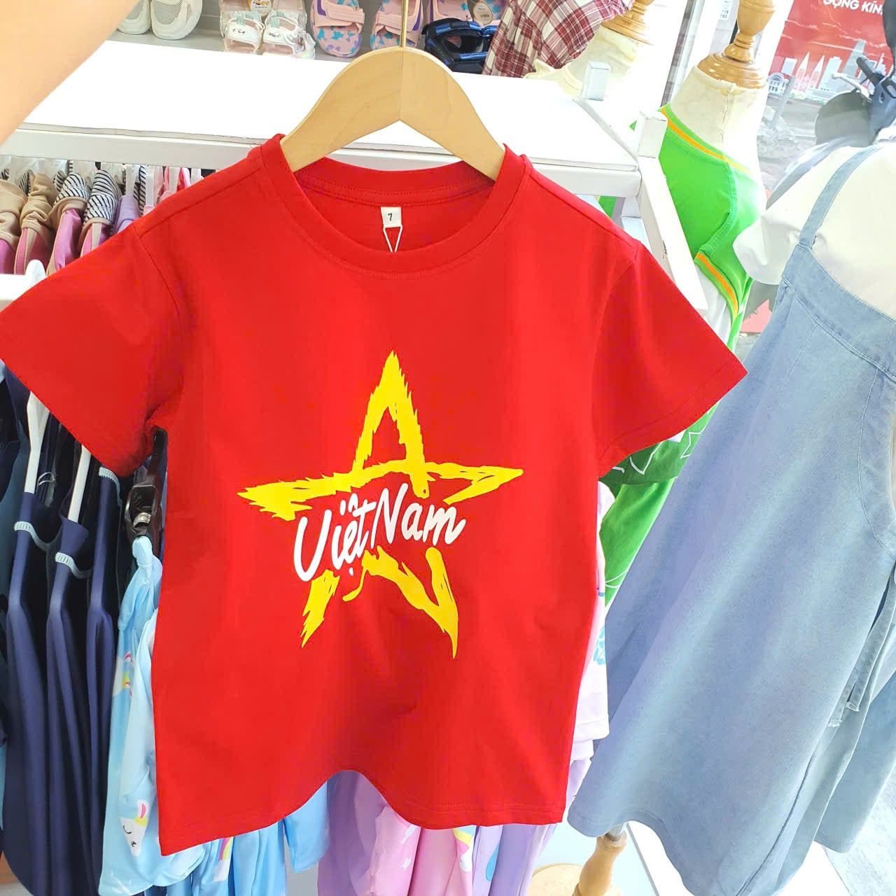  A66 _ Áo thun Việt Nam cho bé và gia đình chất cotton 4 chiều mềm mát _ Beekids 