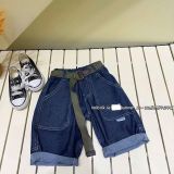  Q48 _ Quần jean lửng 2 túi trước cho bé chất jean mềm mại co giãn _ Beekids 