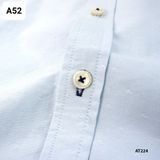  A52 _ Áo sơ mi ngắn tay cho bé trai chất cotton mềm mát phong cách thanh lịch _ Beekids 