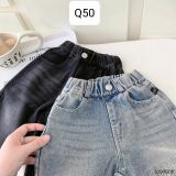  Q50 _ Quần jean rách gối cá tính cho bé chất jean mềm mại co giãn nhẹ _ Beekids 