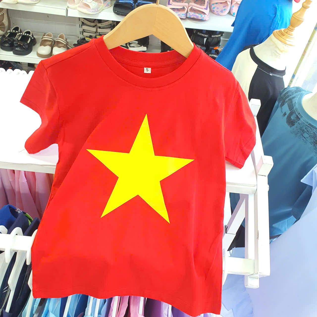  A66 _ Áo thun Việt Nam cho bé và gia đình chất cotton 4 chiều mềm mát _ Beekids 