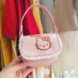  PK23 _ Túi xách đeo chéo cho bé gái kèm charm và thú bông dễ thương _ Beekids 